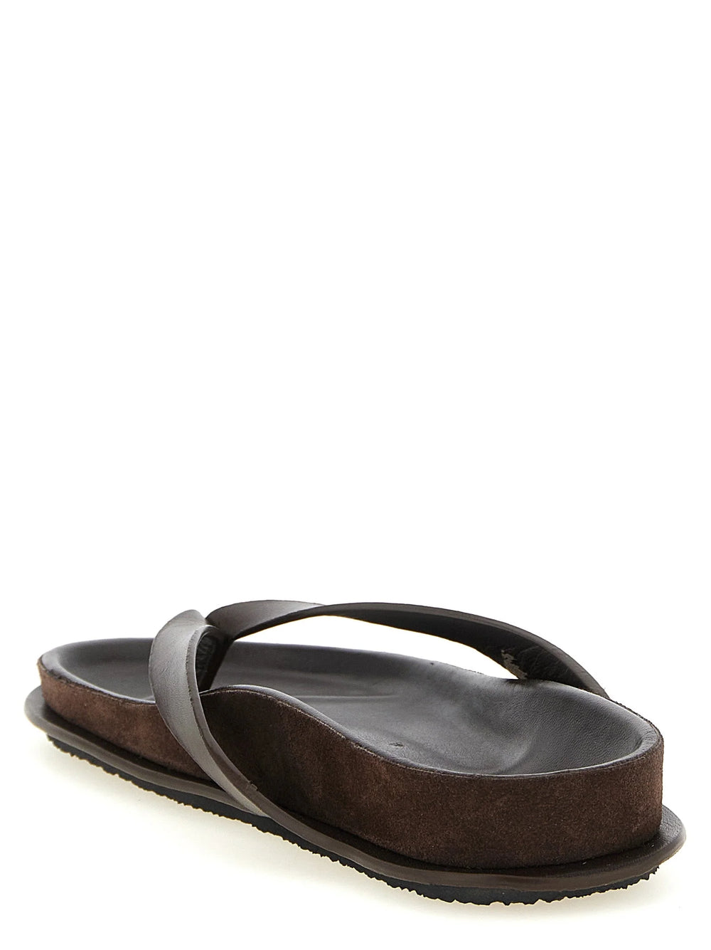 Jacquemus Brown Cowhide Slides - EU40/US10