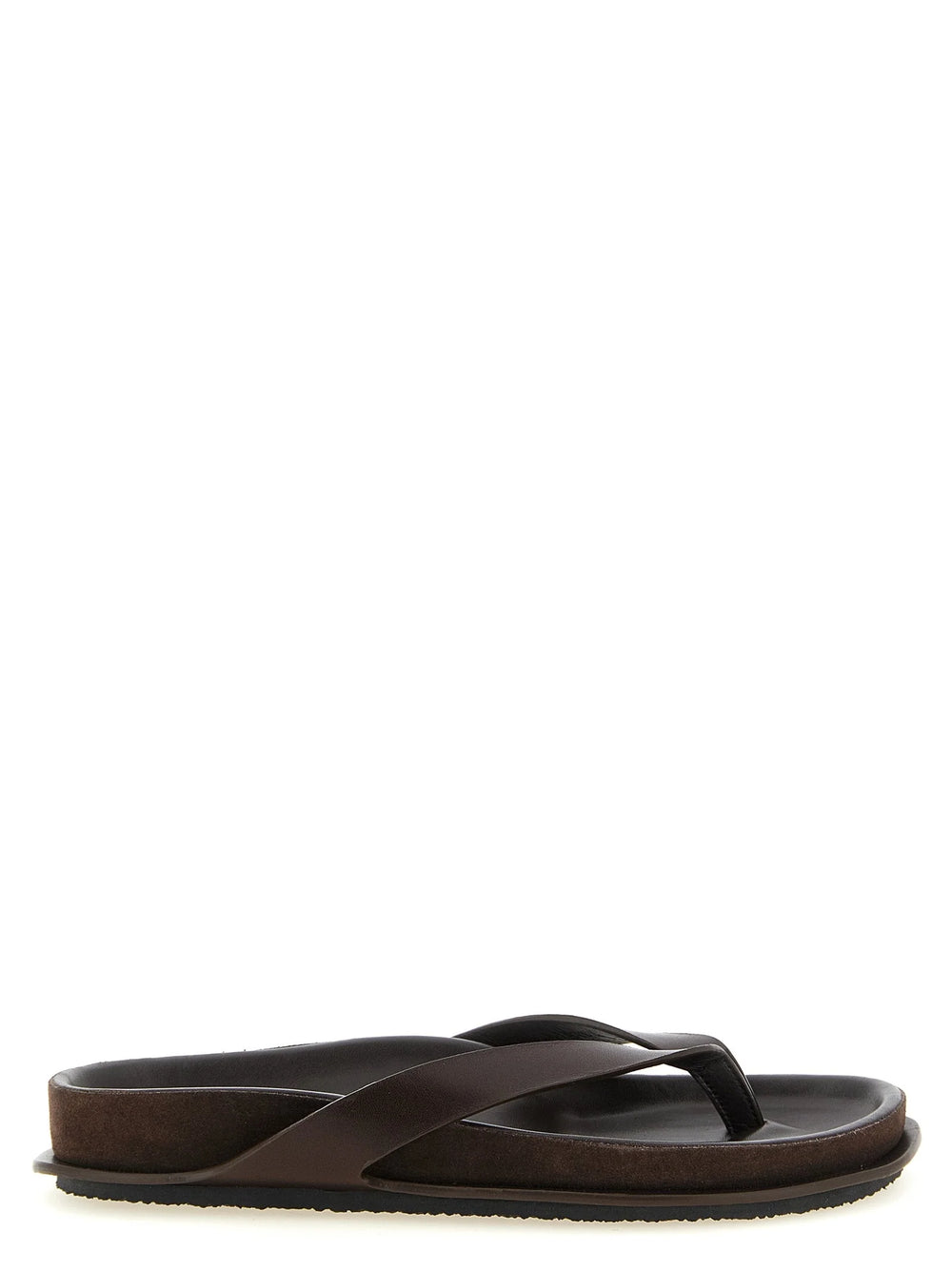 Jacquemus Brown Cowhide Slides - EU40/US10