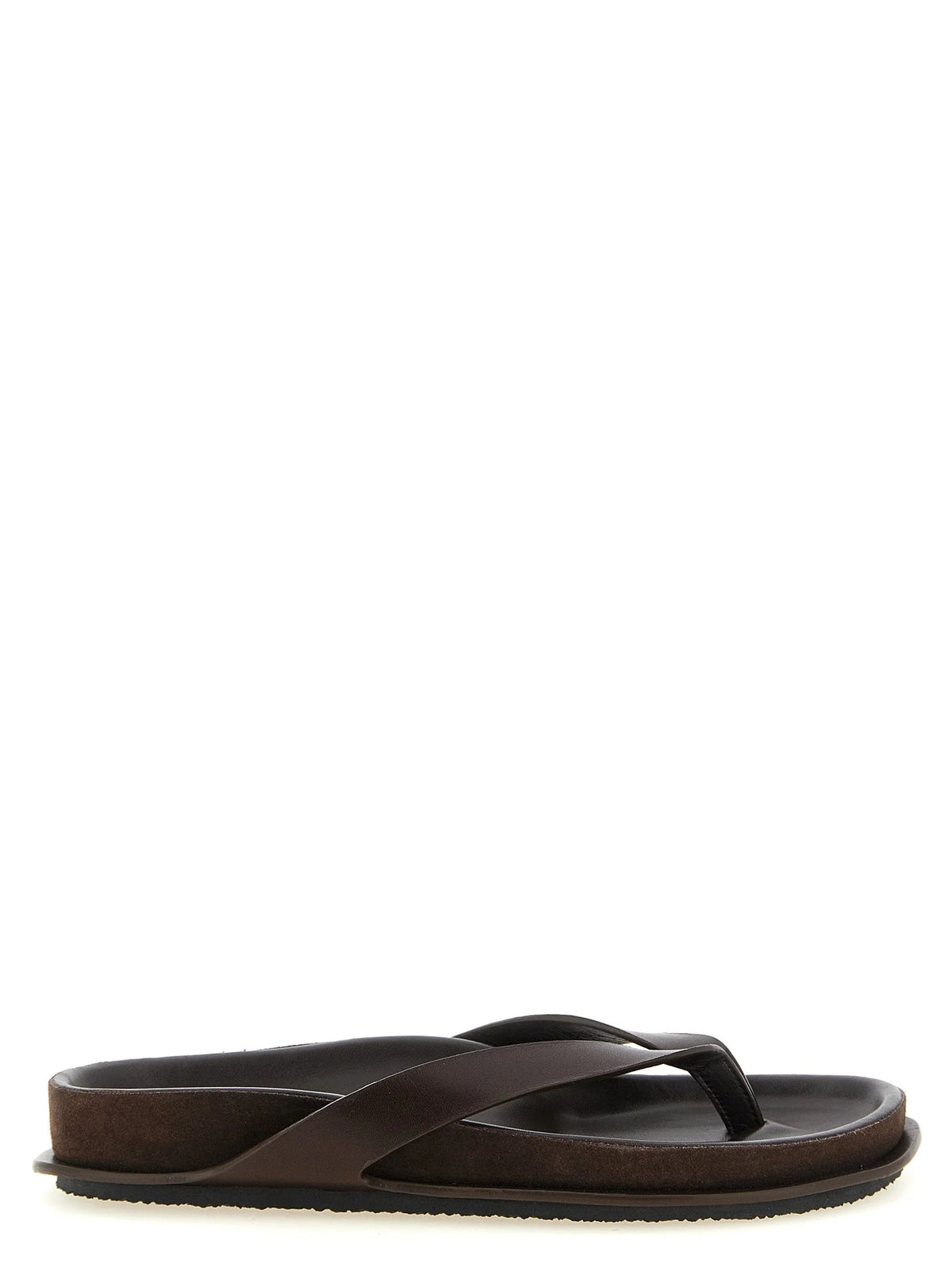 Jacquemus Brown Cowhide Slides - EU40/US10