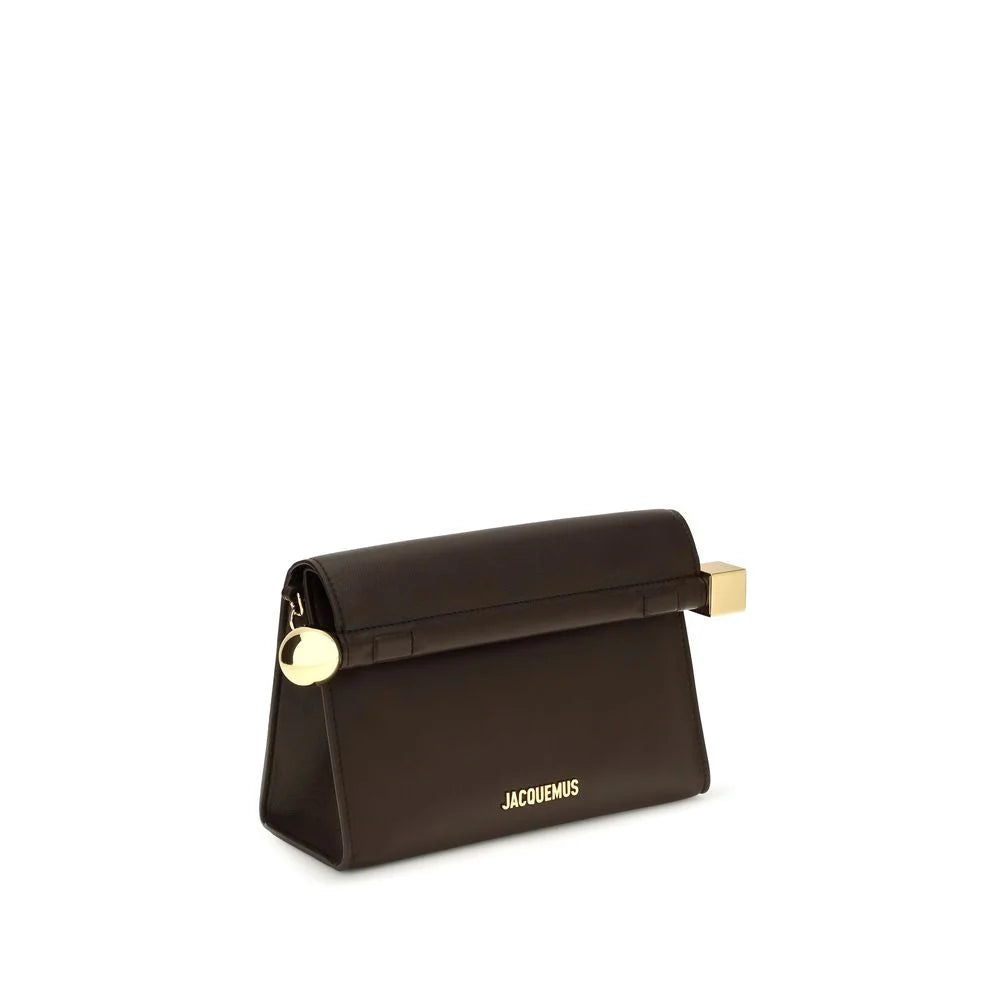 Jacquemus Brown Lamb Ovis Aries Aries Clutch Bag