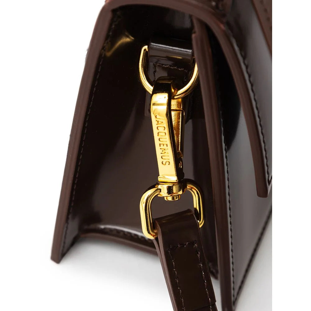 Jacquemus Brown Leather Le Grand Bambino Handbag