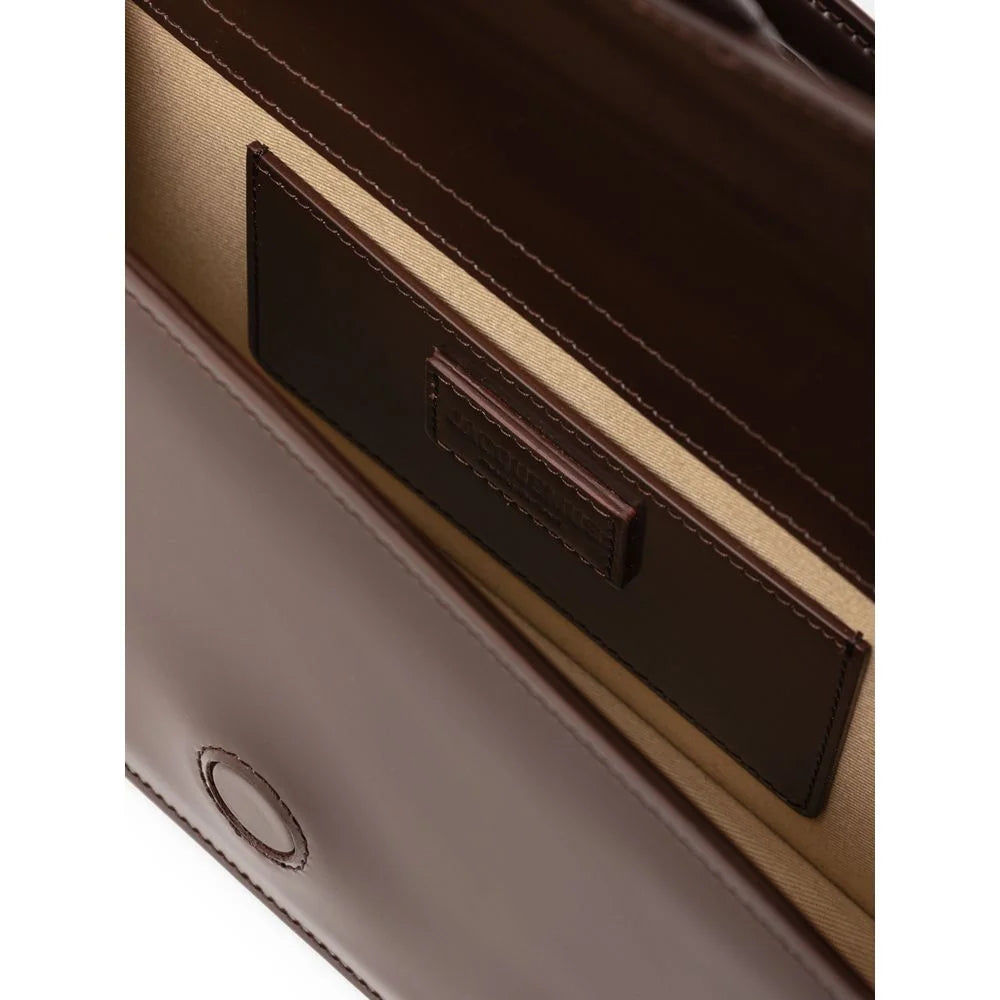 Jacquemus Brown Leather Le Grand Bambino Handbag