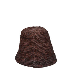 Jacquemus Brown Raffia Bucket Hats