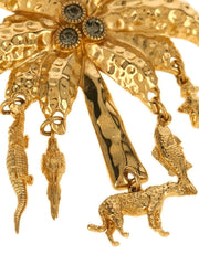 Jacquemus Gold Brass Earrings - One Size