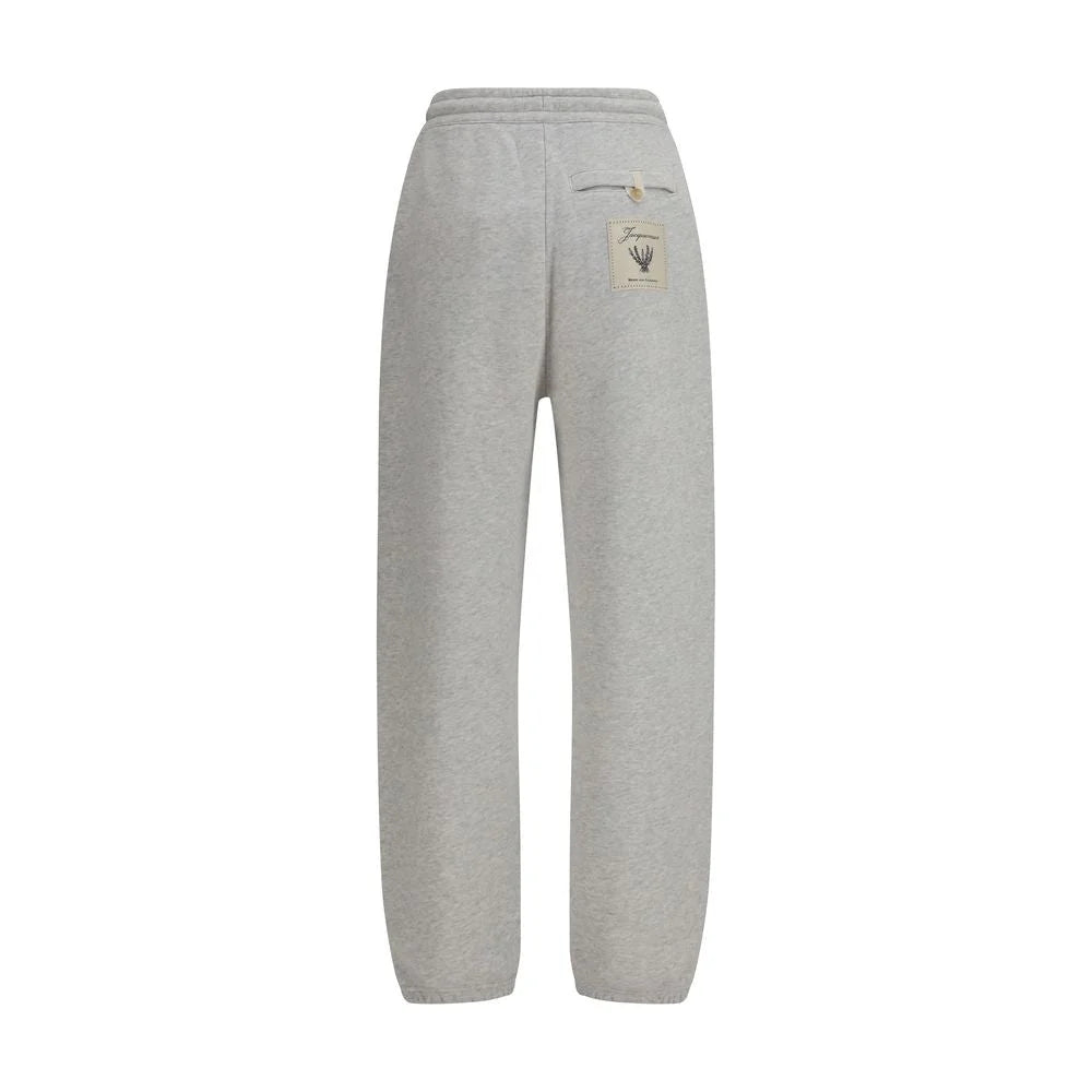 Jacquemus Gray Cotton Casual Pants - M