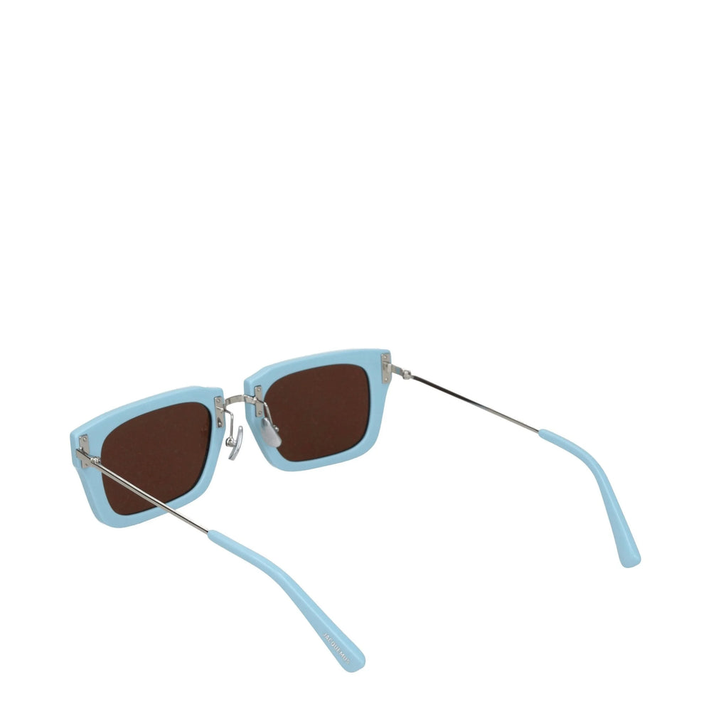 Jacquemus solglasögon i ljusblått acetat