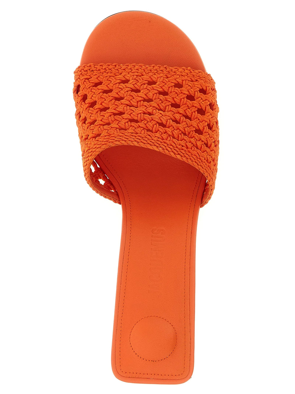 Jacquemus Orange Polyester Platform Sandals - EU38/US8