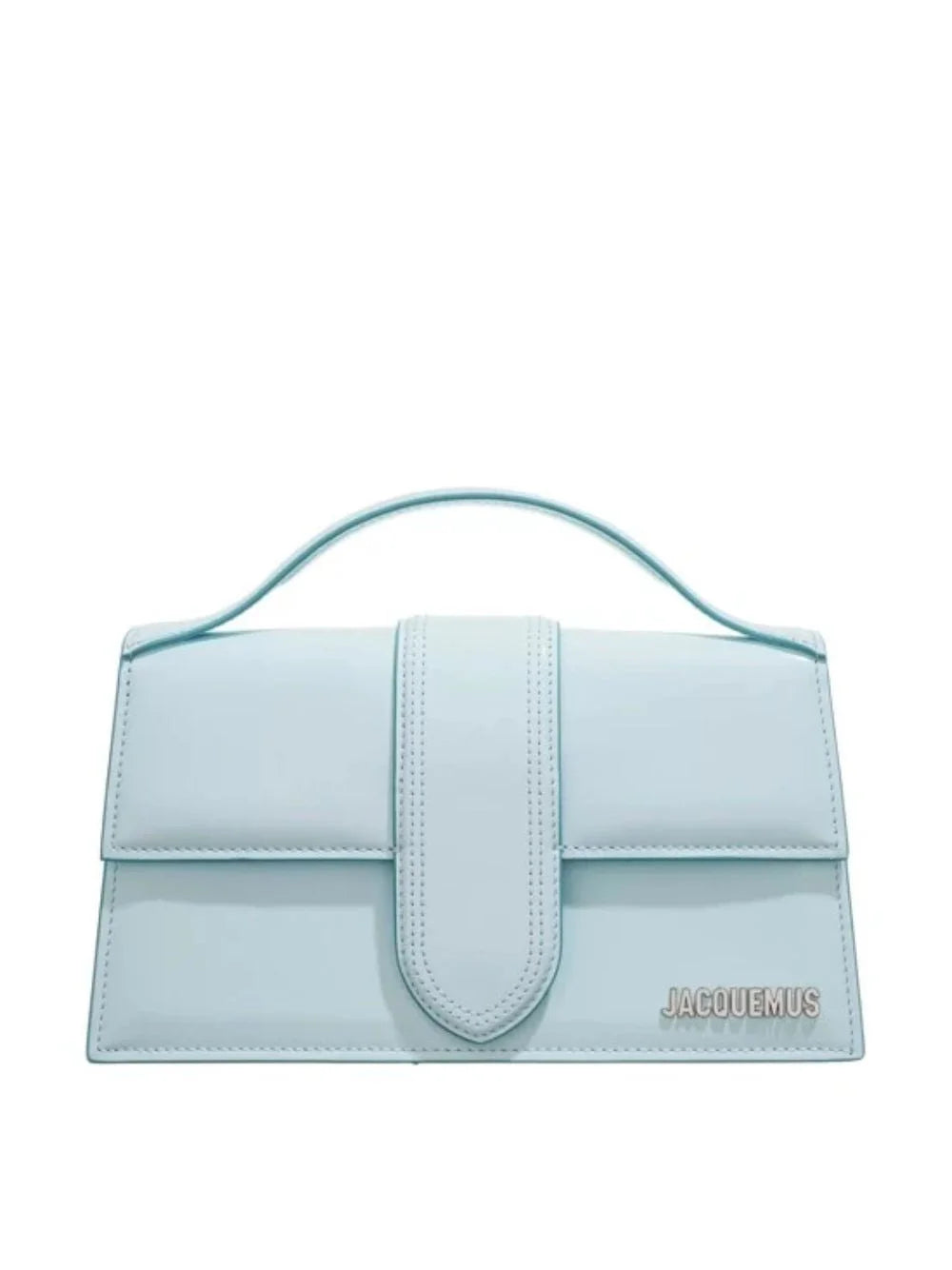 Jacquemus Pale blue Leather Le Grand Bambino Handbag