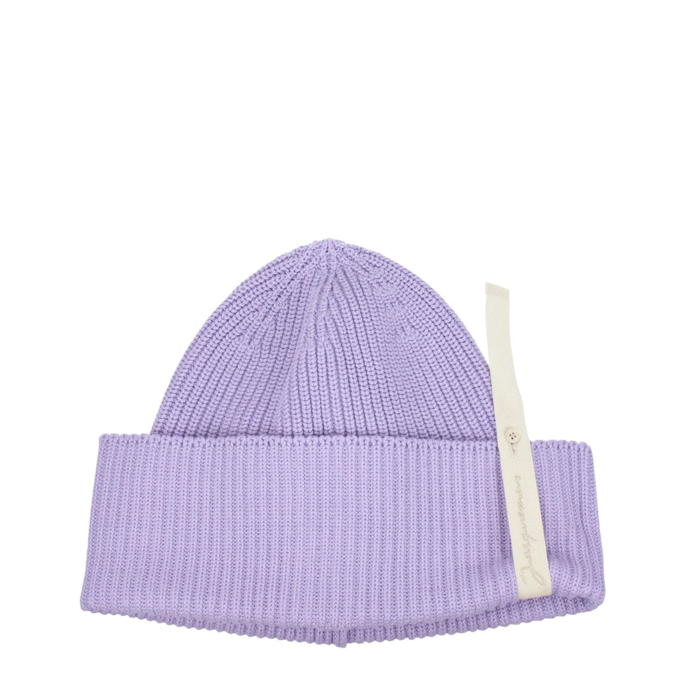 Jacquemus Purple Cotton Beanie - UNI