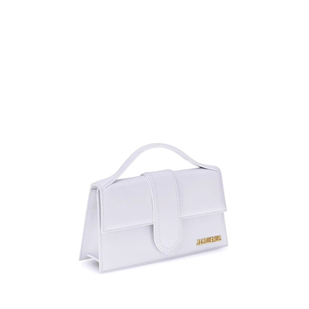 Jacquemus White Calf Leather Bos Taurus Handbag