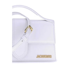 Jacquemus White Calf Leather Bos Taurus Handbag