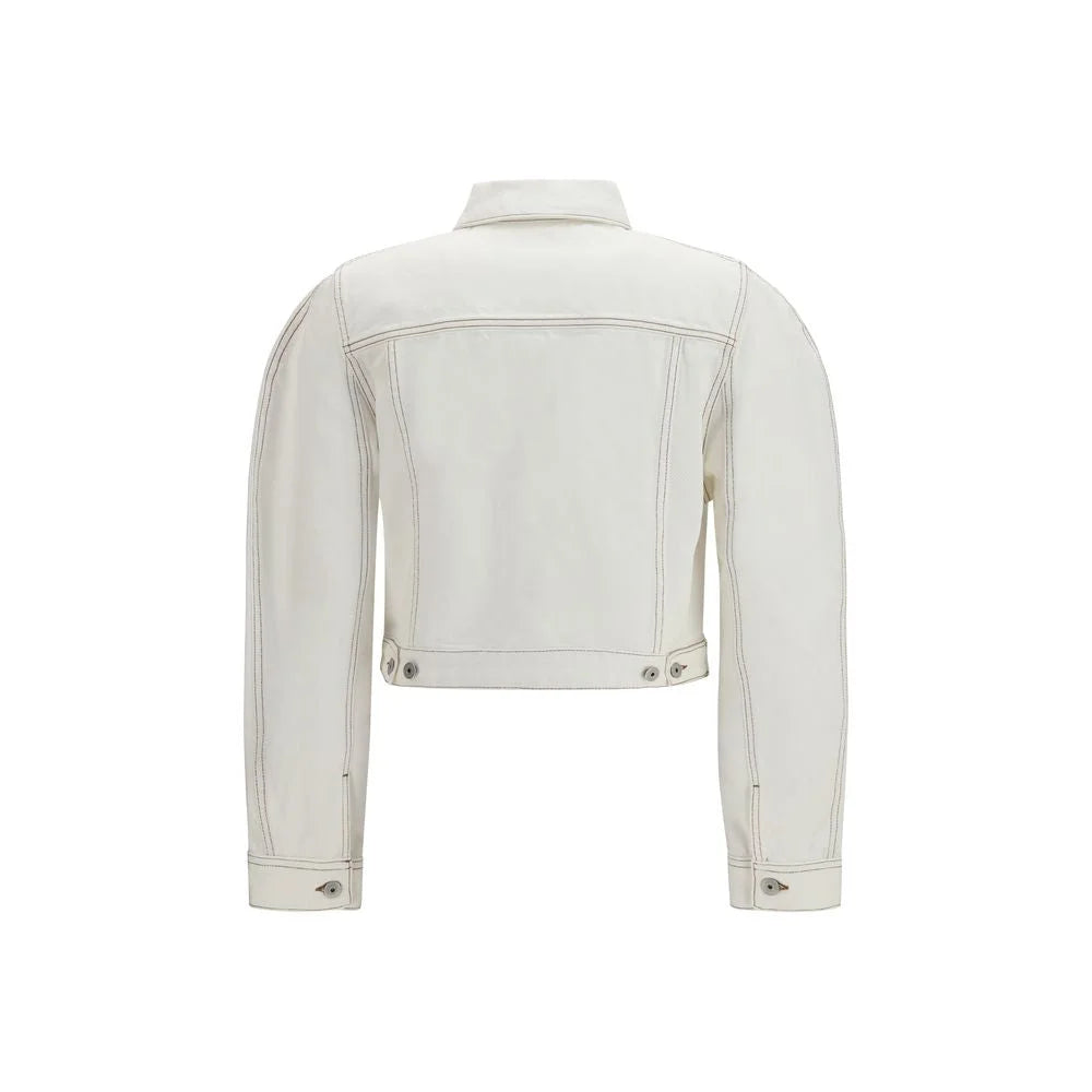 Jacquemus Bílá bavlněná džínová bunda - IT40 | M