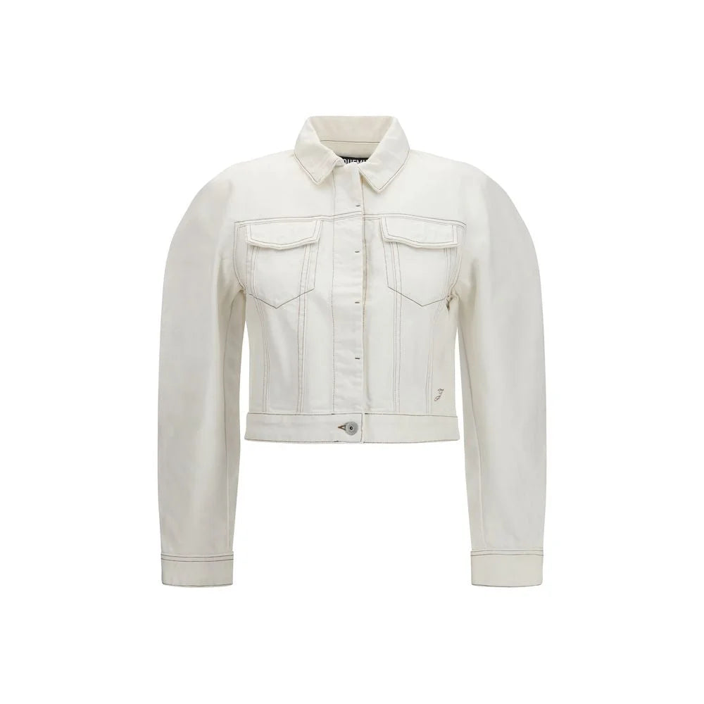 Jacquemus Bílá bavlněná džínová bunda - IT40 | M