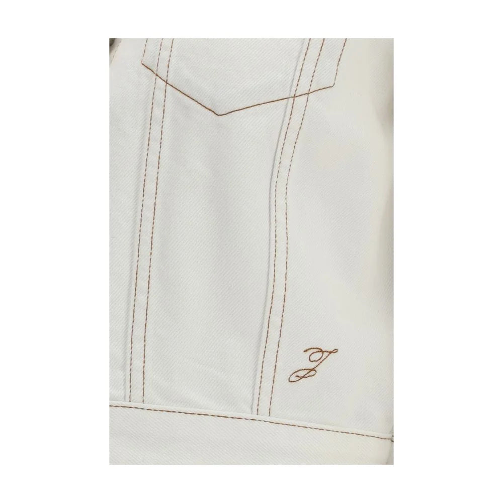 Jacquemus Bílá bavlněná džínová bunda - IT40 | M