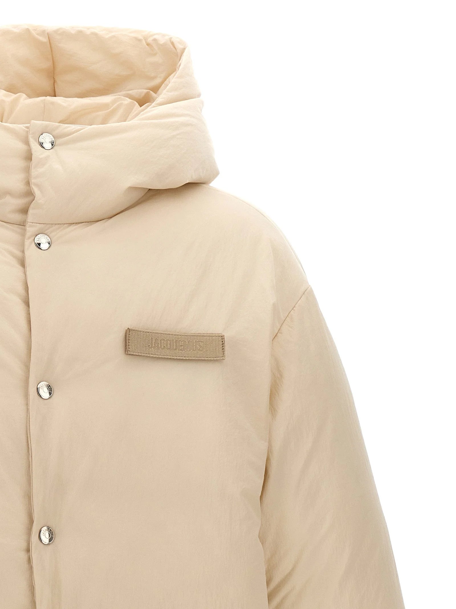 Jacquemus White Polyamide Full-Length Jacket - IT46 | S