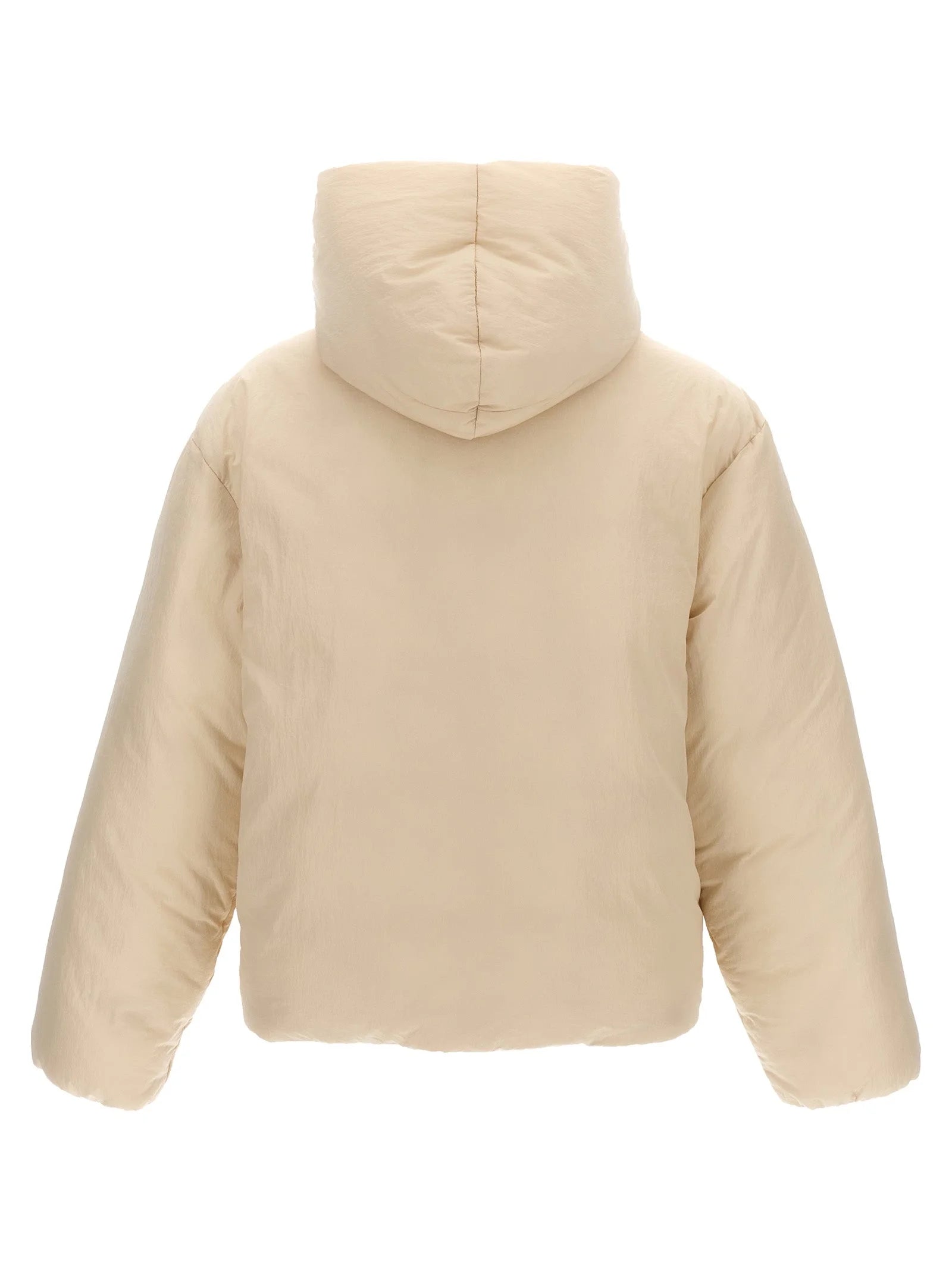 Jacquemus White Polyamide Full-Length Jacket - IT46 | S