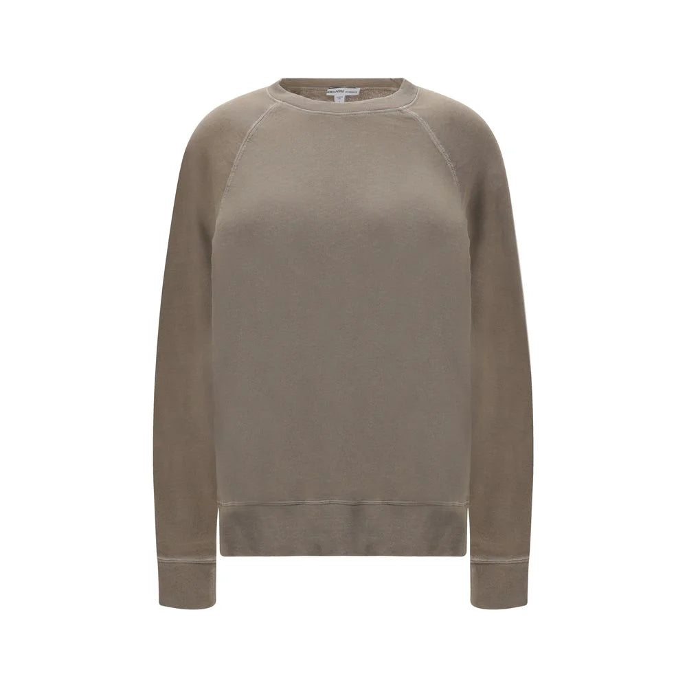 James Perse Beige Cotton Sweatshirt - 0/XS