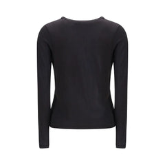 James Perse Black Cotton Long Sleeve T-Shirt