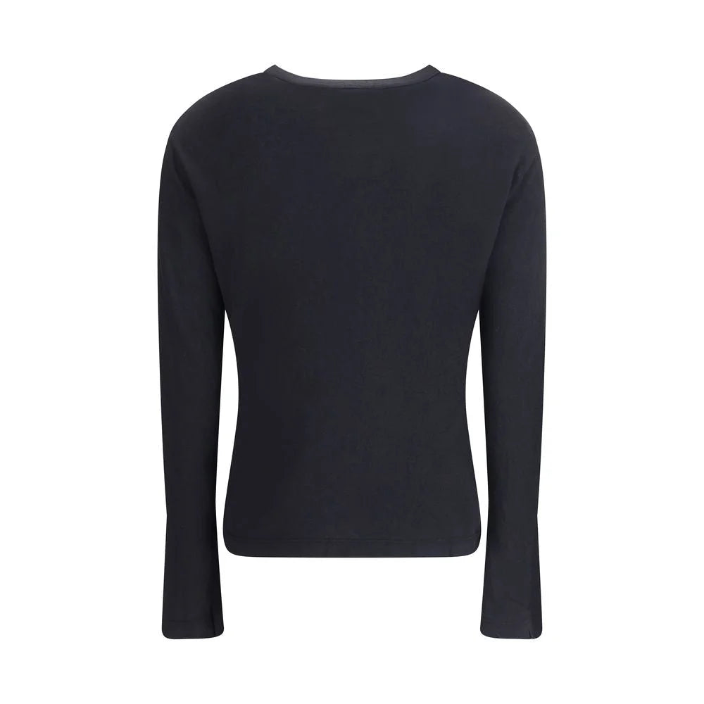 James Perse Black Cotton Sweatshirt