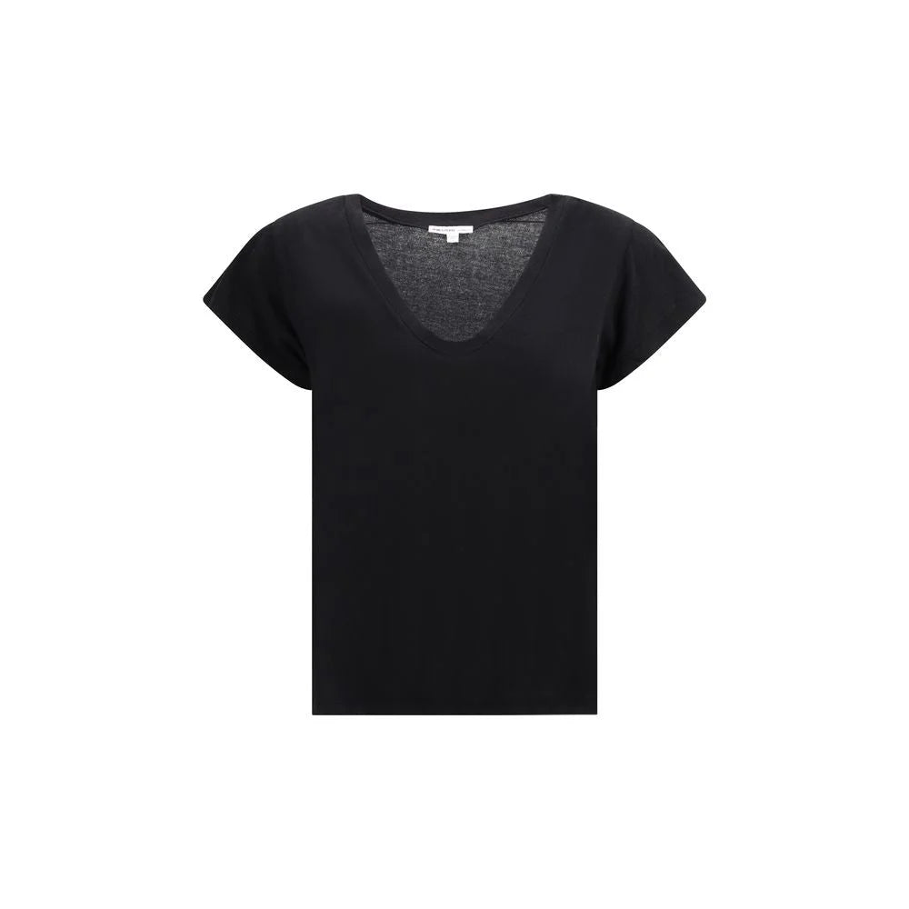 James Perse Black Cotton T-Shirt