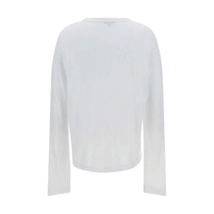 James Perse White Cotton Sweatshirt - 1