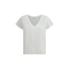 James Perse White Cotton T-Shirt - 0/XS