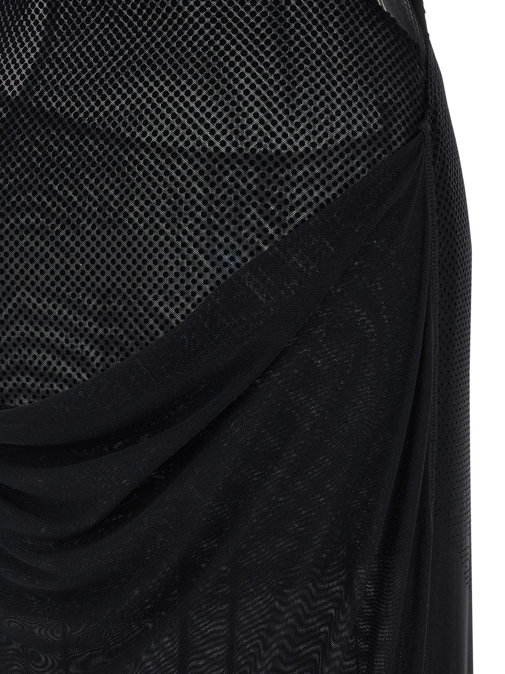 Jean Paul Gaultier Black Polyamide Long Dress