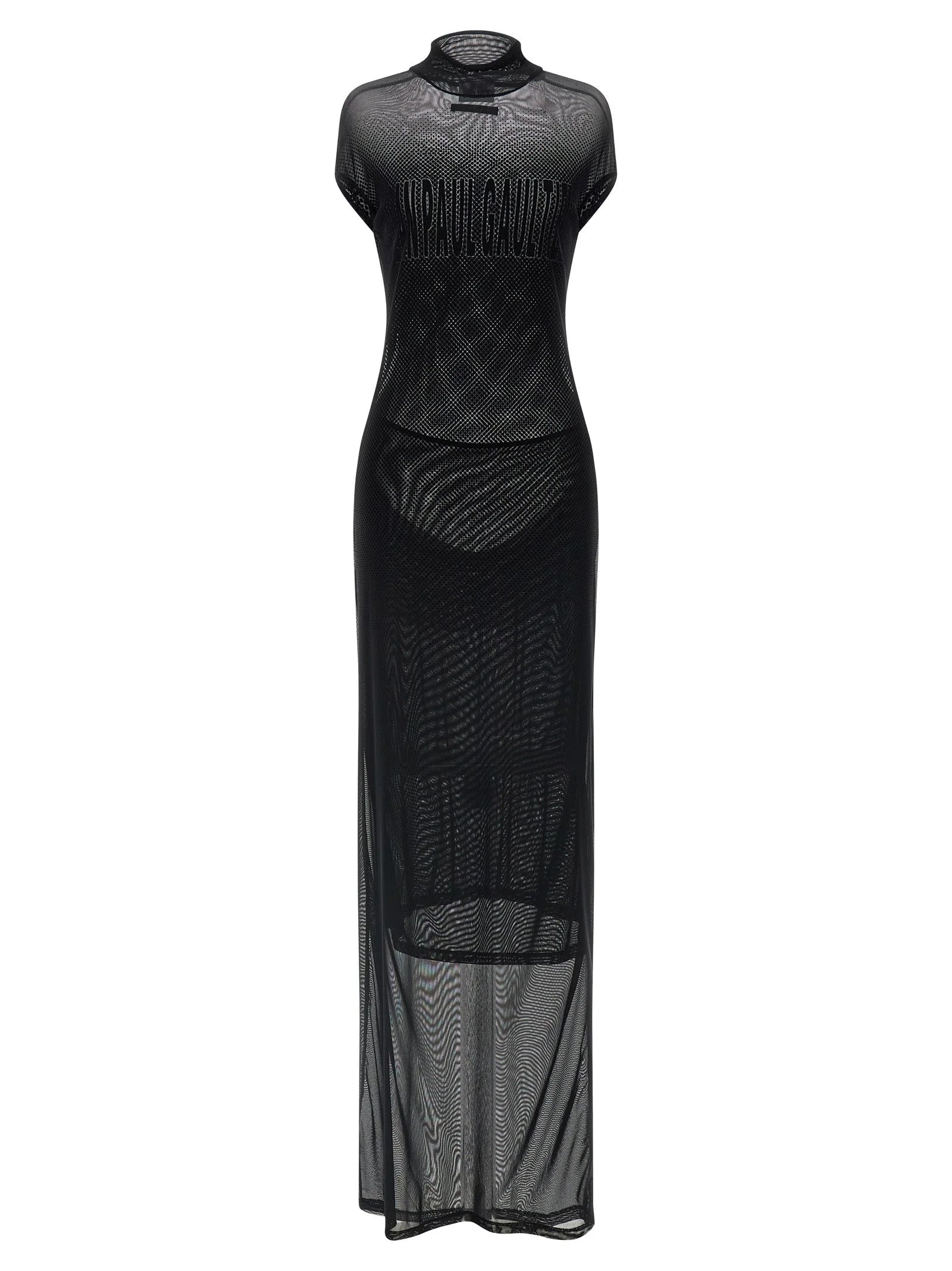 Jean Paul Gaultier Black Polyamide Long Dress