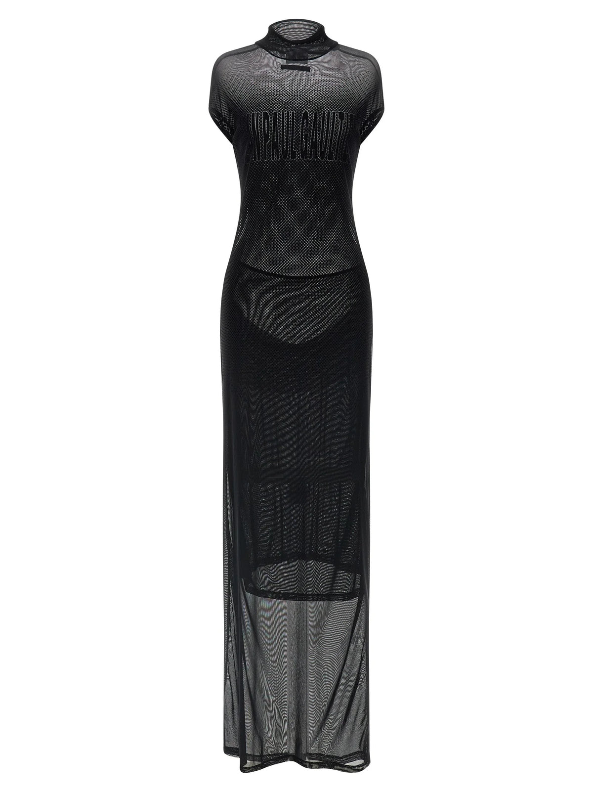 Jean Paul Gaultier Black Polyamide Long Dress