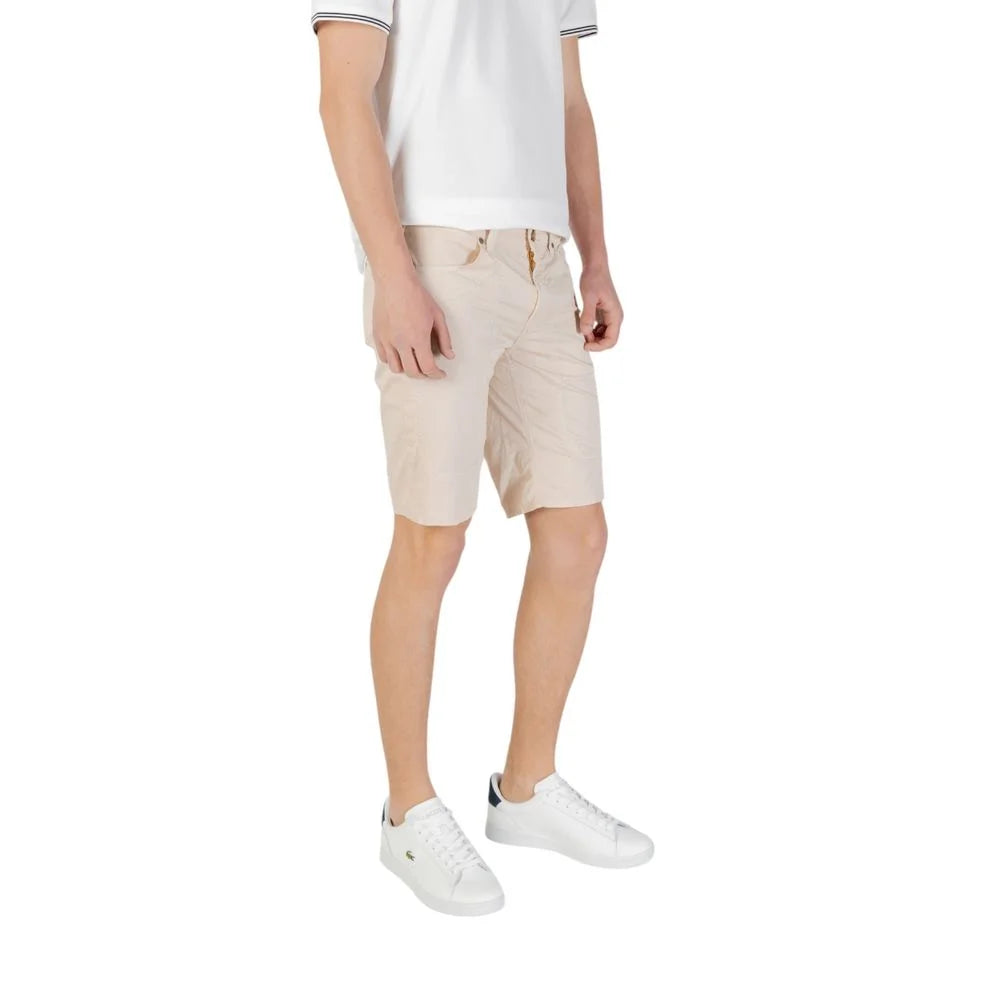 Jeckerson Beige Cotton Bermuda