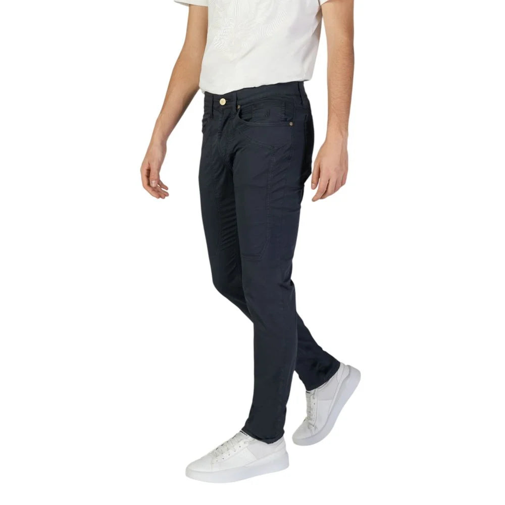 Jeckerson Blue Cotton Skinny Pants - W30