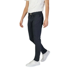 Jeckerson Blue Cotton Skinny Pants - W30