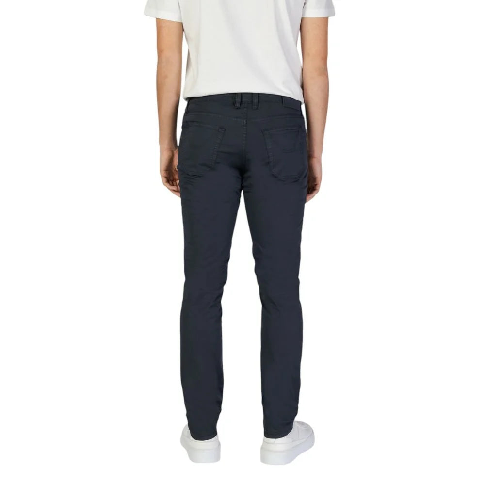 Jeckerson Blue Cotton Skinny Pants - W30