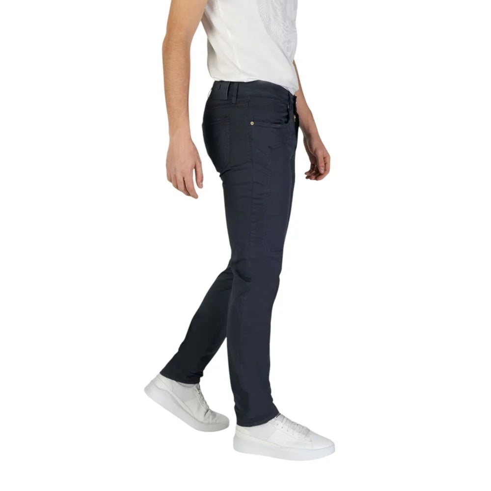 Jeckerson Blue Cotton Skinny Pants - W30