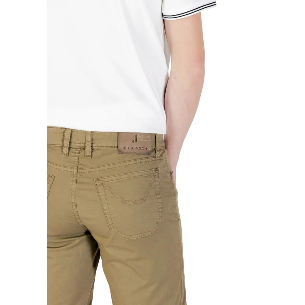 Jeckerson Green Cotton Bermuda - W36