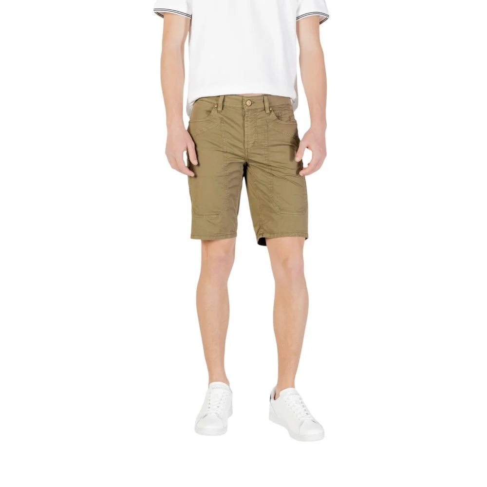 Jeckerson Green Cotton Bermuda - W36