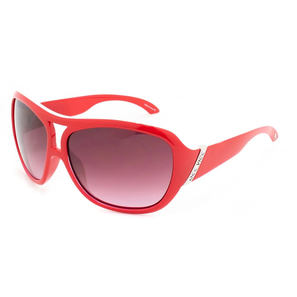 Jee Vice Red Acetate Sunglasses - Sunglasses
