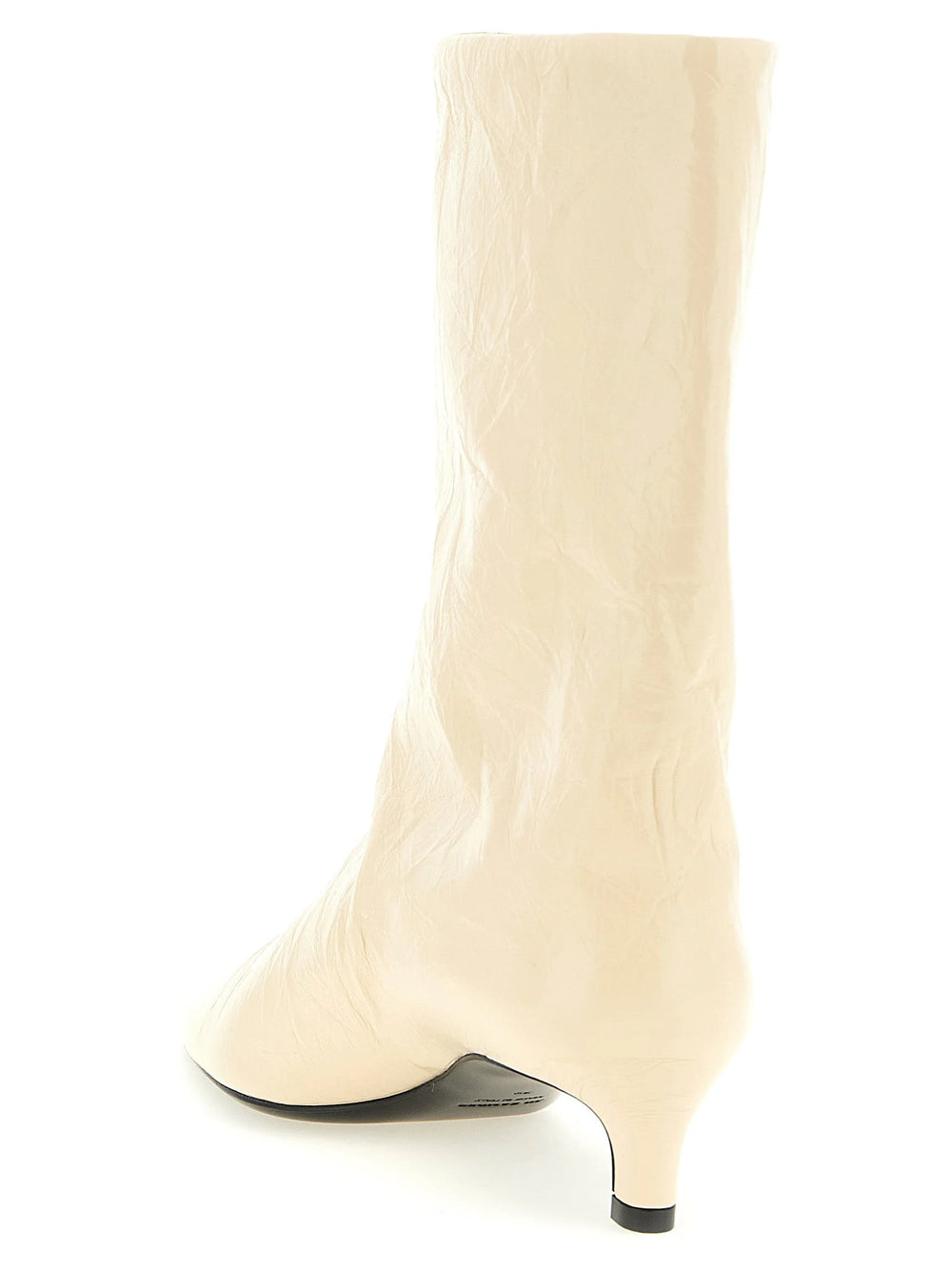 Jil Sander Beige Calfskin Ankle Boots