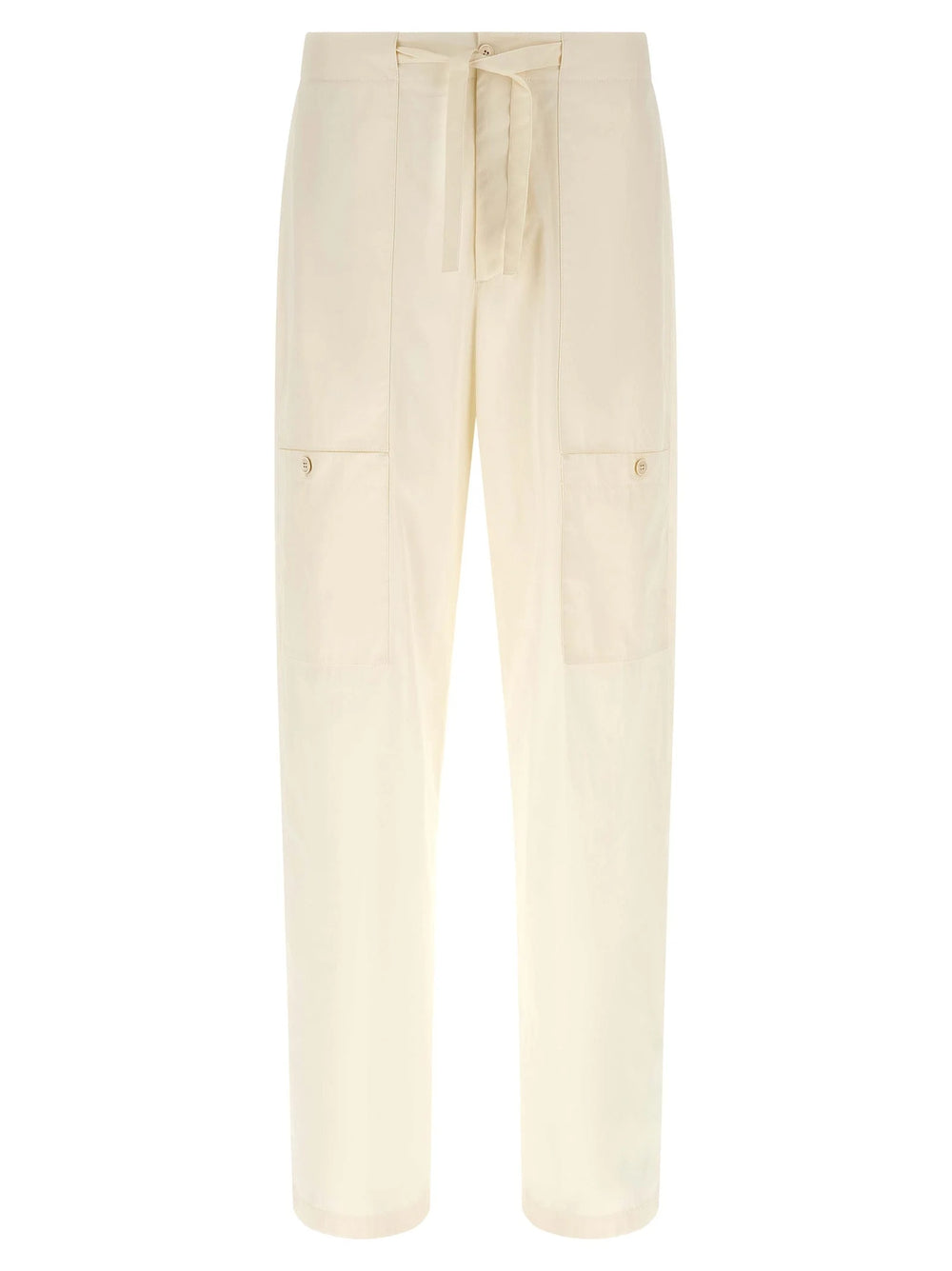 Jil Sander Beige Cotton Cargo Pants