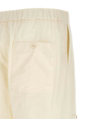 Jil Sander Beige Cotton Cargo Pants