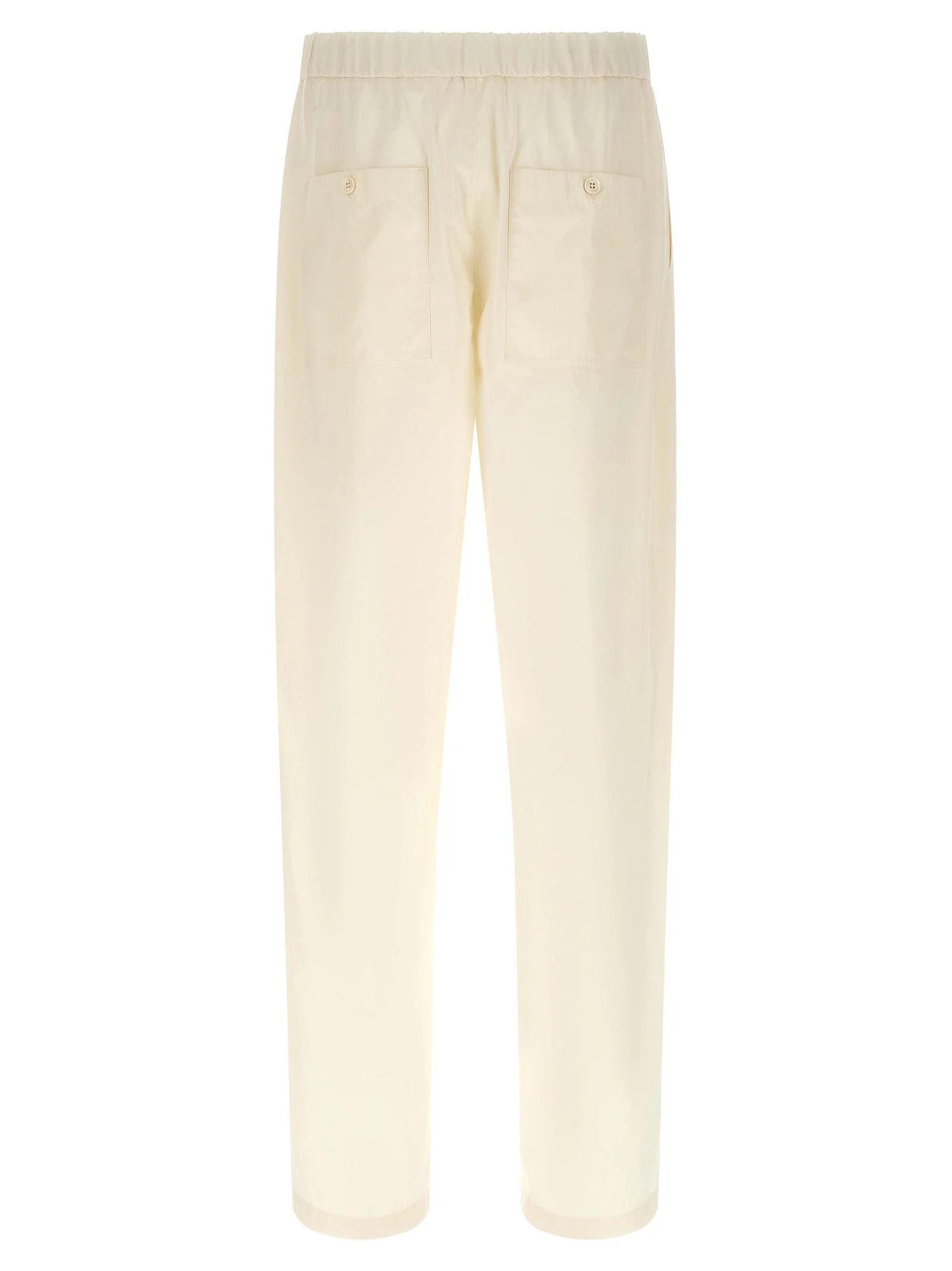 Jil Sander Beige Cotton Cargo Pants