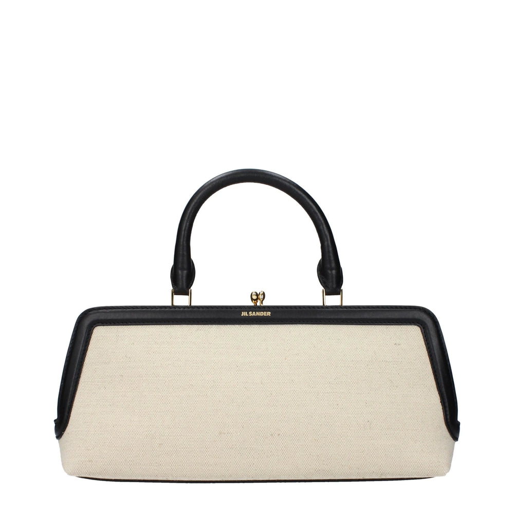Jil Sander Beige Fabric Handbag