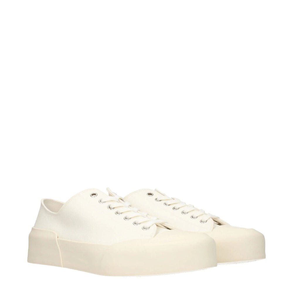 Jil Sander Beige Fabric Low Tops
