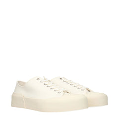 Jil Sander Beige Fabric Low Tops