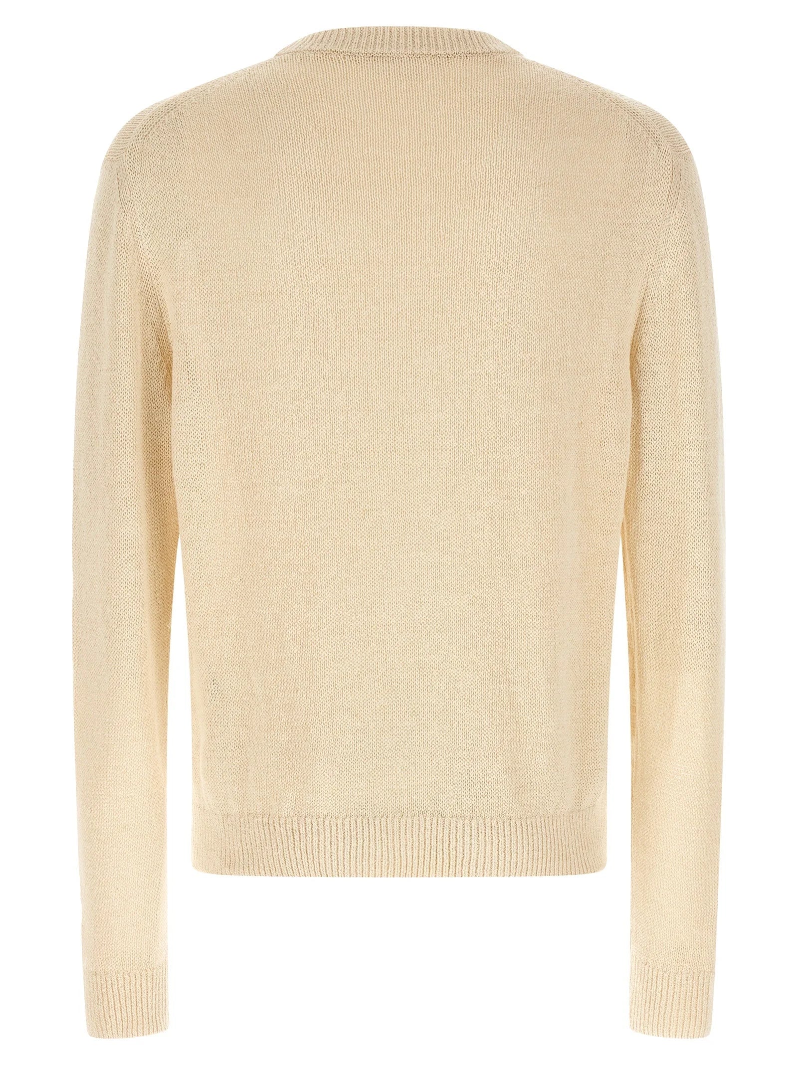 Jil Sander Beige Hemp Cardigan