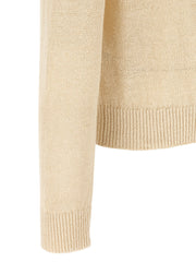 Jil Sander Beige Hemp Cardigan