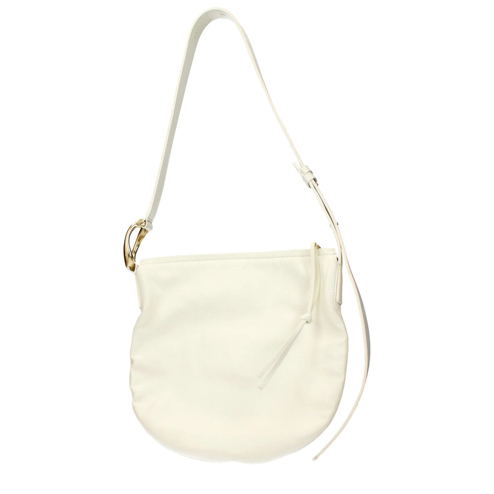 Jil Sander Beige Leather Crossbody Bag