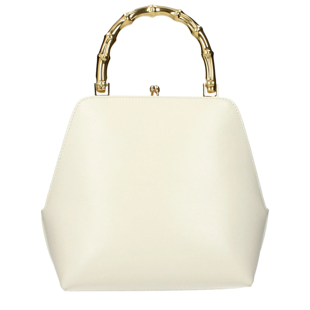 Jil Sander Beige Leather Handbag
