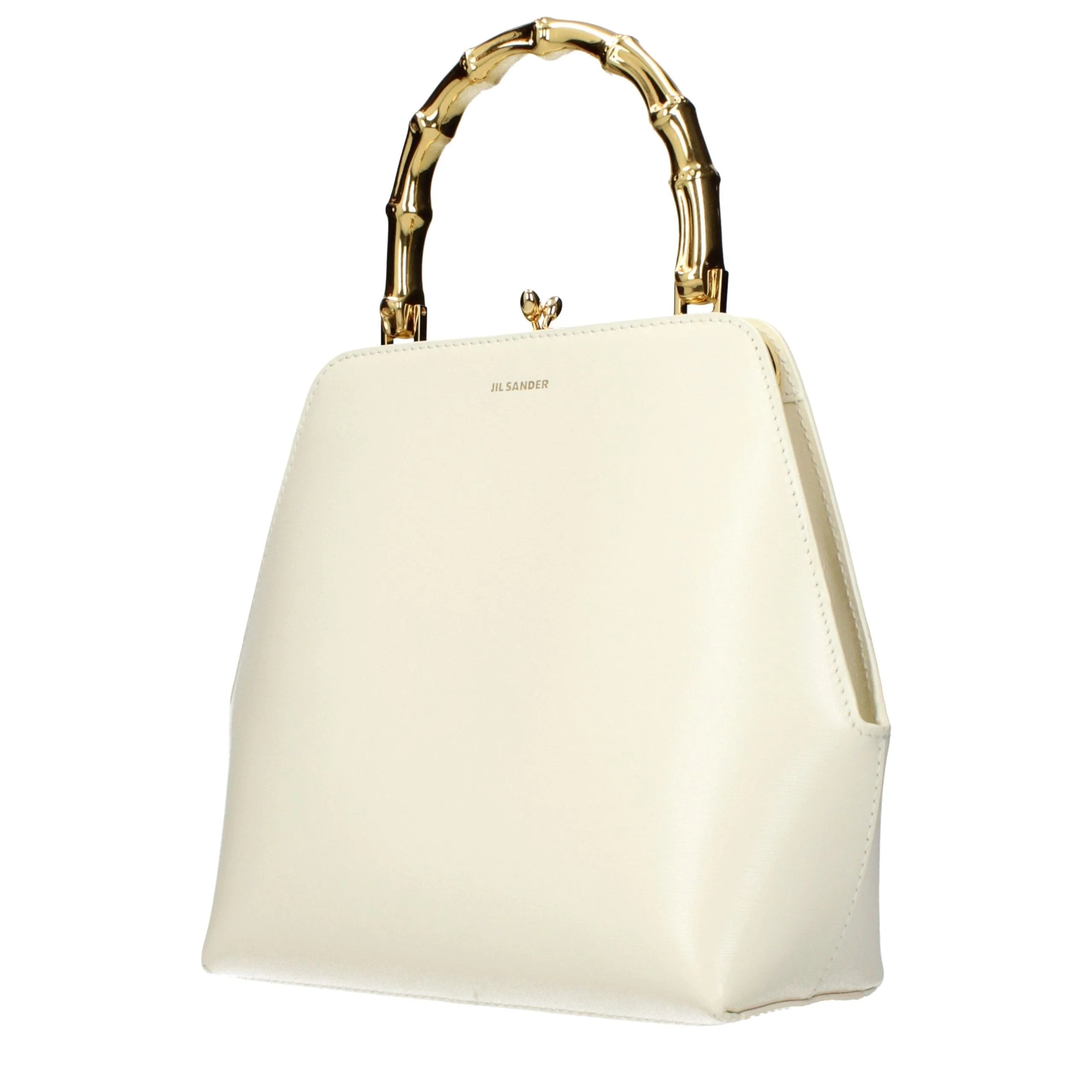 Jil Sander Beige Leather Handbag