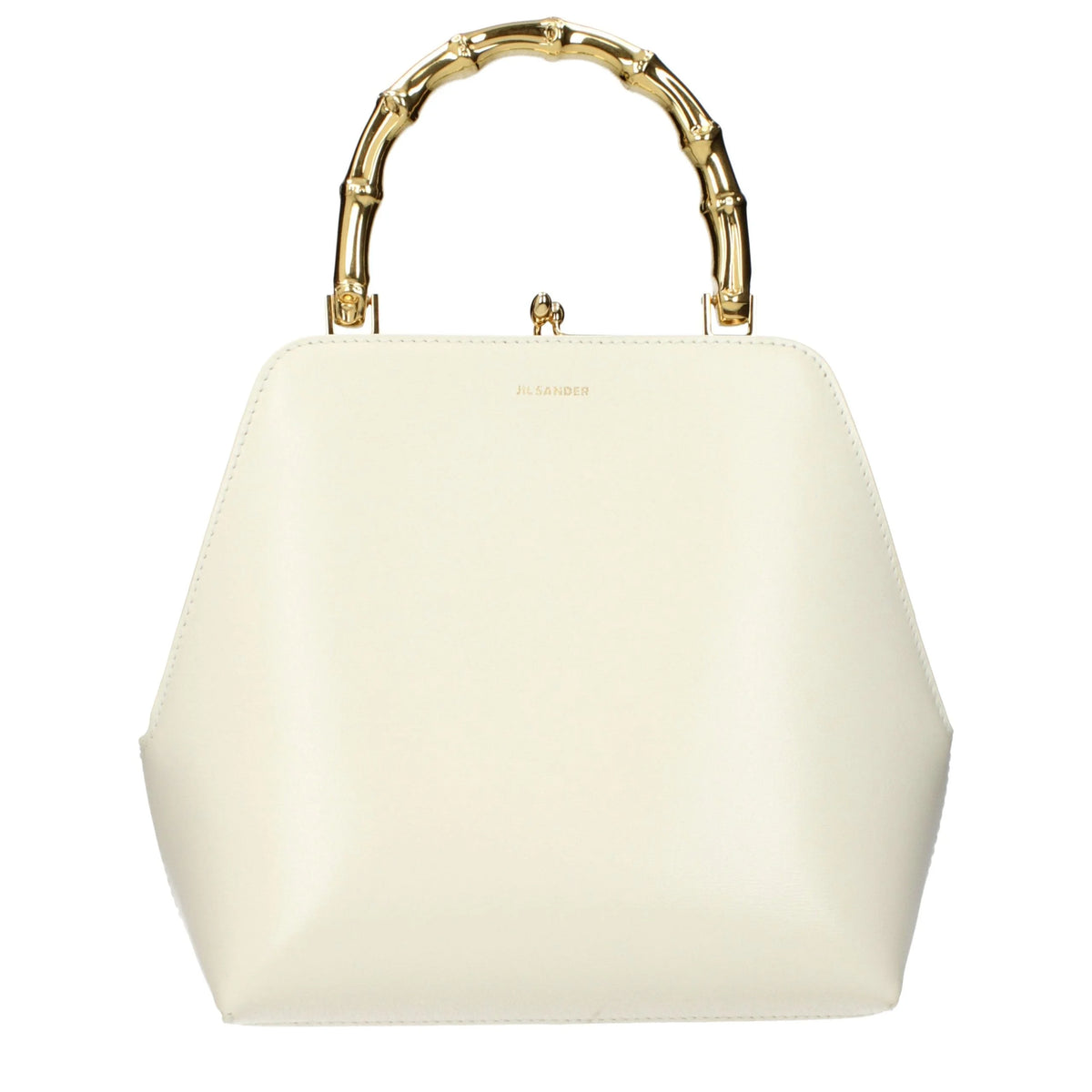 Jil Sander Beige Leather Handbag